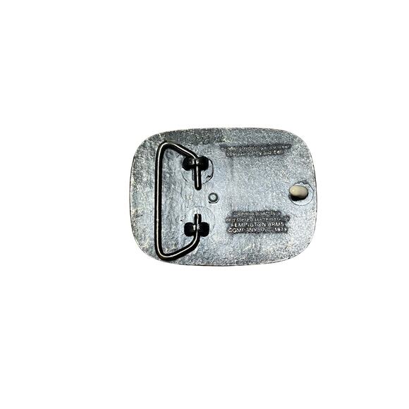 Vintage Remington Running White Tailed Deer 1979 Belt Buckle - Picture 3 of 4